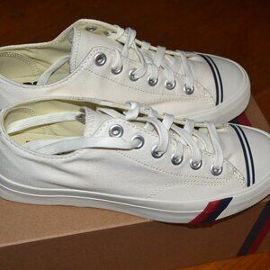 NEW in Box PRO-KEDS ROYAL LOW CANVAS SKATEBOARD CASUAL SNEAKERS WHITE Men's 7